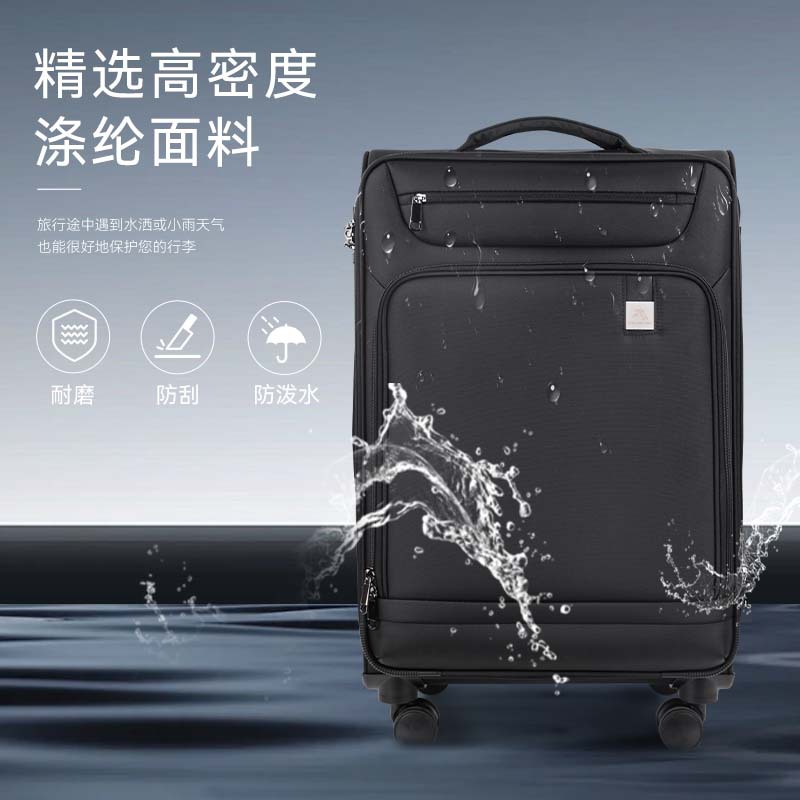 C31009 Business soft luggage ultra-light Oxford cloth suitcase trolley case large capacity expandable cloth box Sturdy and durable