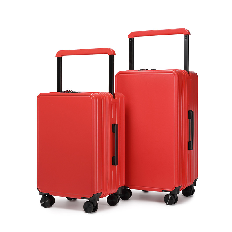 C31012 Double front wide trolley suitcase student 20 inch travel suitcase universal wheel waterproof