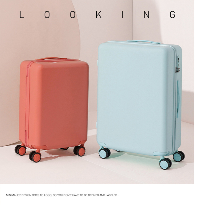 C31019Exported to Japan luggage high-value zipper box 20-inch travel case student universal wheel 26-inch trolley case