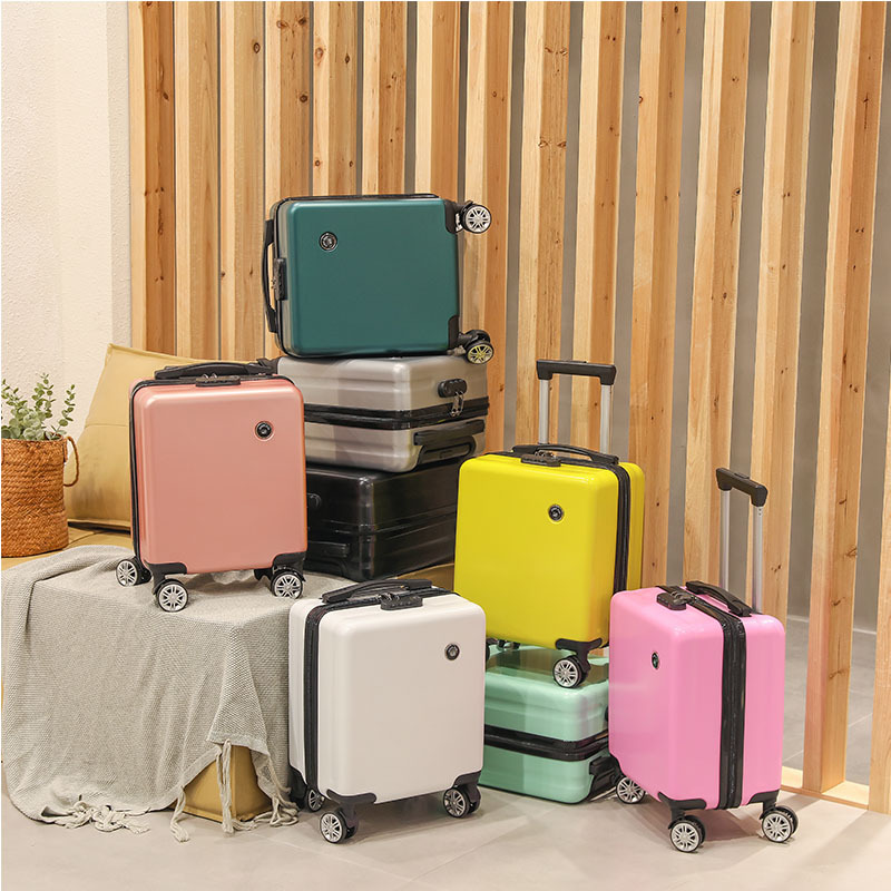 41283  Cabin suitcase trolley case for students men and women universal wheels high-value female light and cute suitcase