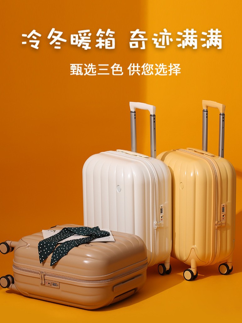 C40838    Small carry-on luggage for women 20 inches password suitcase