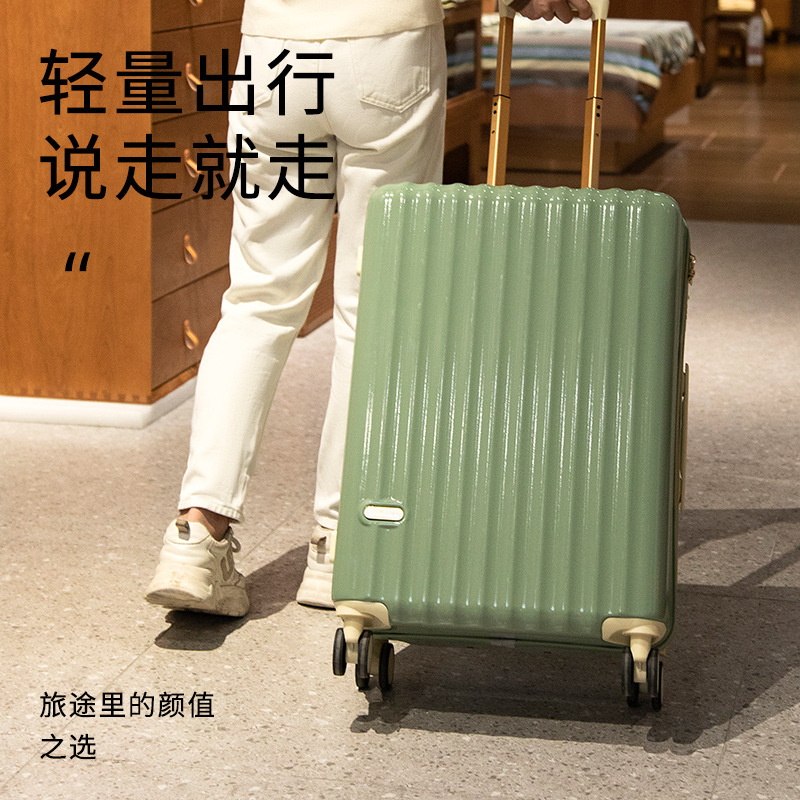 C40748       New high-value luggage bright surface 20-inch trolley case